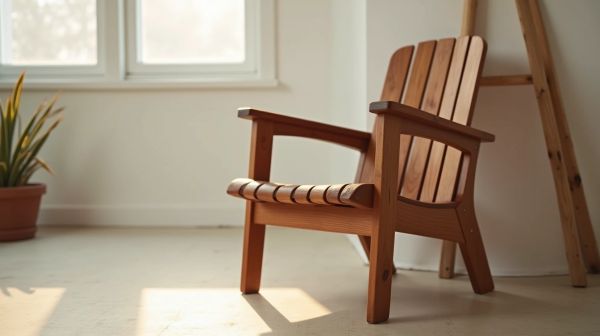 Osez une chaise en teck recyclé pour un mobilier durable